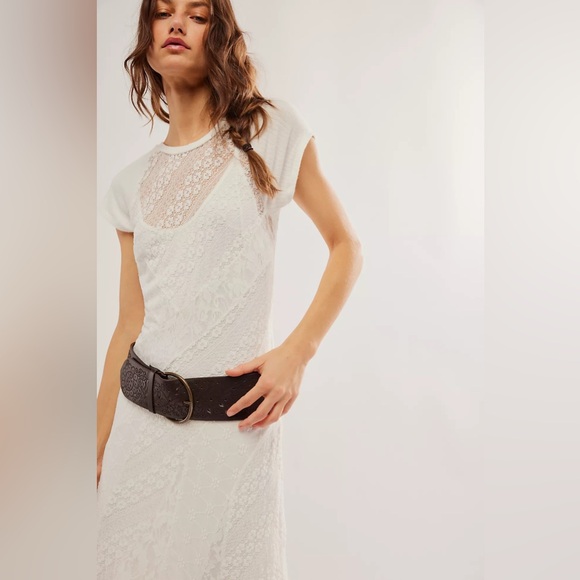 FREE PEOPLE | ✨NEW✨ Cypress Lace Maxi in Optic White - Picture 4 of 6